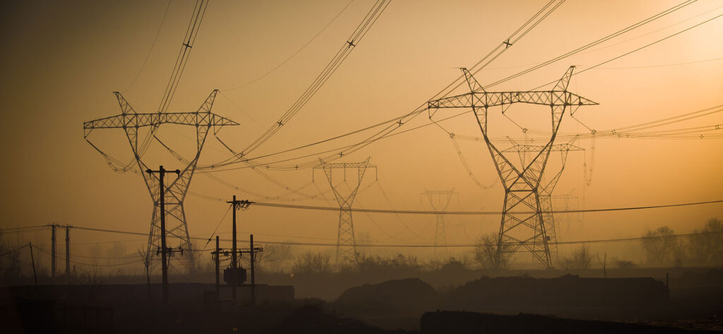 Fotografia de Torres de Transmissão de Energia